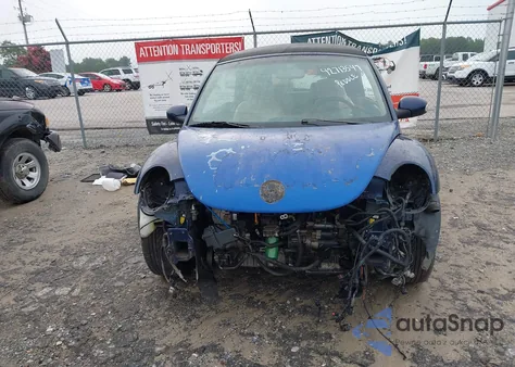 2003 Volkswagen New Beetle Gls из США, поврежденный, VIN 3VWCK21Y23M304968